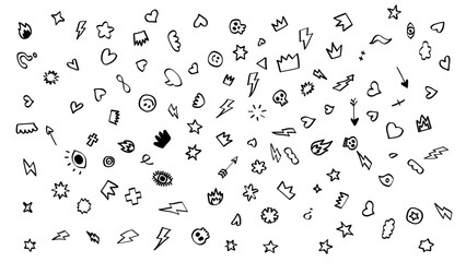 Hand-drawn Doodle Icons Collection