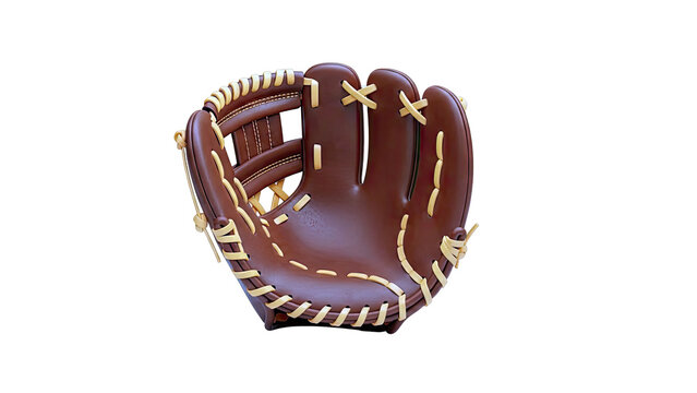 Brown Leather Baseball Glove