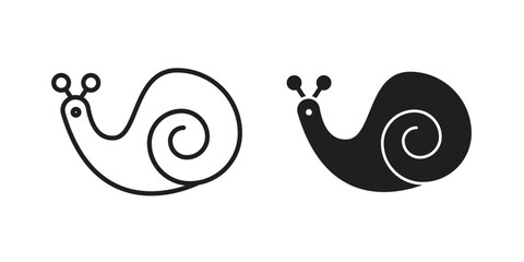 Snail icons symbol collection. Vector Illustration. vector icon set. © Ranveer