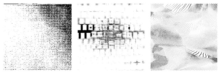 Fototapeta premium Abstract dot gradient vector
