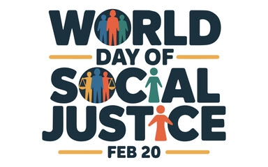 World Day of Social Justice logo on white background