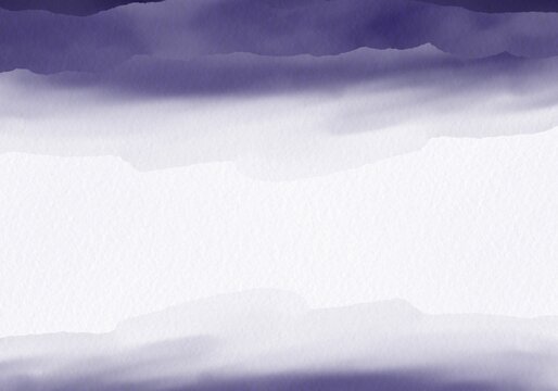 Dark Navy Watercolor Bursh Stroke Paint Paper Texture on White Paper Background Wallpaper