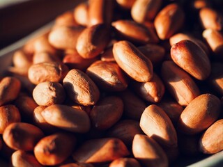 유기농 견과류 땅콩, 음식, 간식