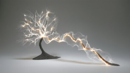 christmas tree with snow