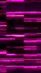 Dynamic glowing pink horizontal light streaks symbolizing digital speed, data flow, and futuristic motion