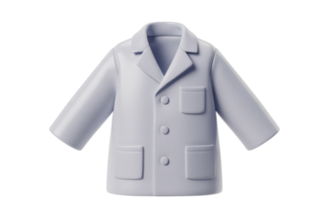 Cartoon Lab Coat