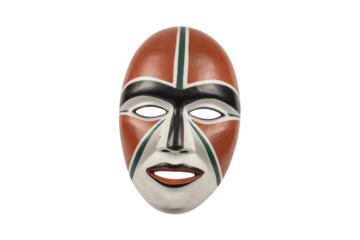 Colorful African tribal mask