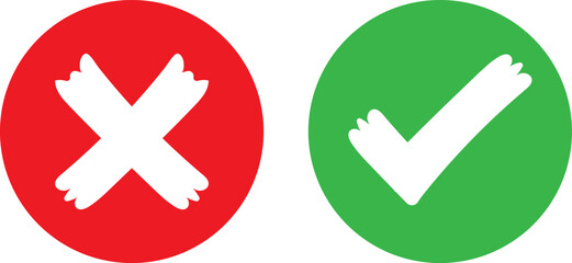 Obraz premium Error and success indicators