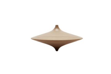 Wooden spinning top toy