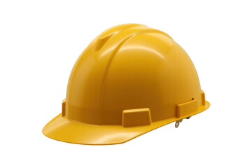 Fototapeta premium Yellow hard hat for construction workers