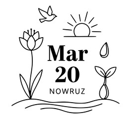 Mar 20 | Nowruz | Zoroastrian/Persian | Spring, renewal
