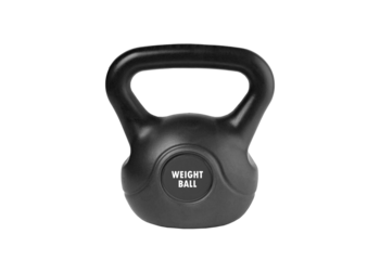 Sleek Black Kettlebell for Dynamic Strength Training and Functional Fitness Workouts on Transparent Background