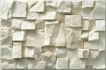 Elegant Contemporary Beige Stone Wall Panel Design for Modern Indoor Decoration and Architecture