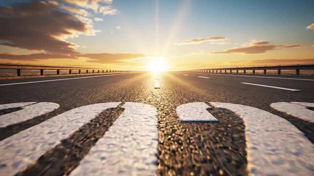 Road to 2026 - A Bright Future Ahead with Optimism and Hope.