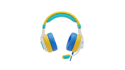 Colorful Headphones with Microphone