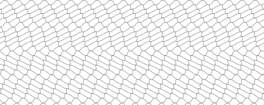 Mesh texture for fishing nets. Seamless pattern for sportswear or soccer goal, volleyball net, basketball hoop, hockey, athletics. Abstract net background for sports, eps10