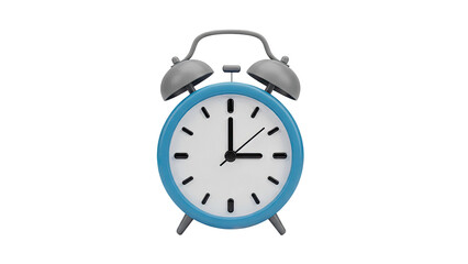 Blue Twin Bell Alarm Clock