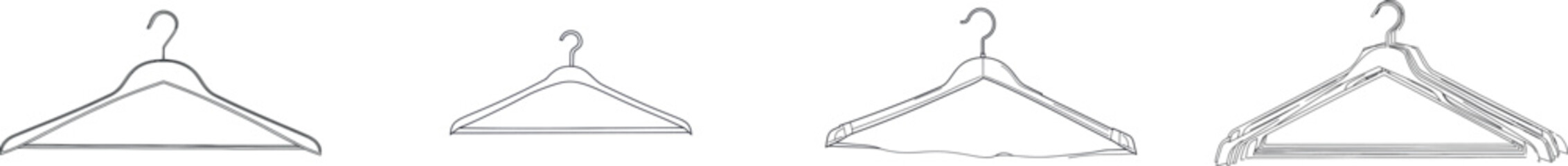 This hand-drawn hanger is a modern piece of art created using continuous line techniques