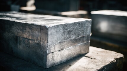 Medium shot of treated cobalt alloy part focusing on texture differences between untreated and anticorrosive layers illustrating enhanced material longevity.