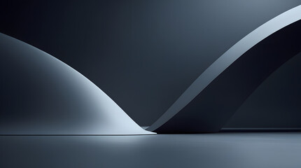 Dark Minimal Corporate Abstract Canvas with Ultra-Smooth Tonal Gradients and Refined Lighting in 8K