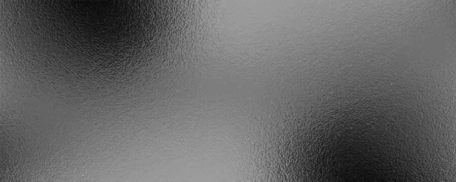 gray foil glass texture background. Abstract gradient bright light reflection and shiny rough texture surface