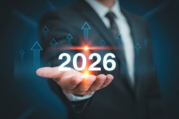 Business Growth Concept with 2026 Vision
