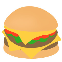 fast food hamburger