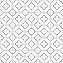 Naklejka premium black and white flower tiles, cute pattern, decorative seamless background
