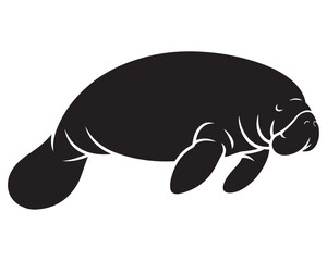 vector illustration of a black dog