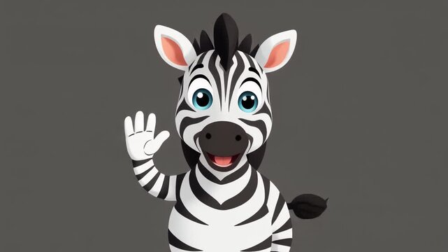 portrait of a white zebra 