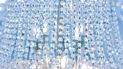 Crystal Curtain Hanging Decor Luxury Sparkling Background, Crystal chandelier 