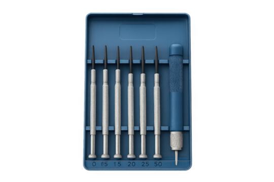 Precision repair tool kit with mini screwdrivers - Powered by Adobe