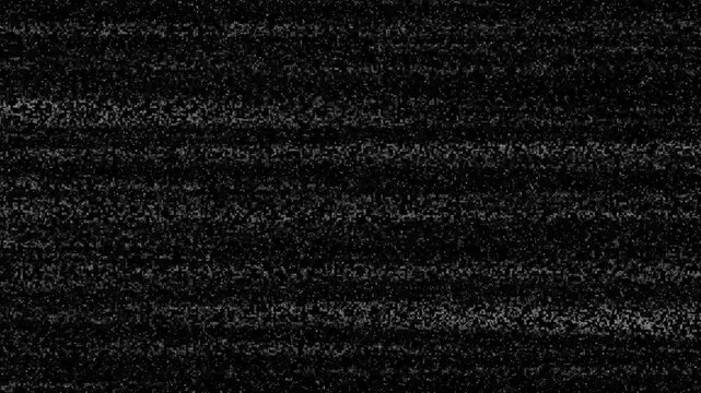 Tv no signal. Noise overlay texture pattern. . tv screen noise glitch effect 4k video...
