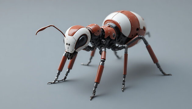 red spider on white background