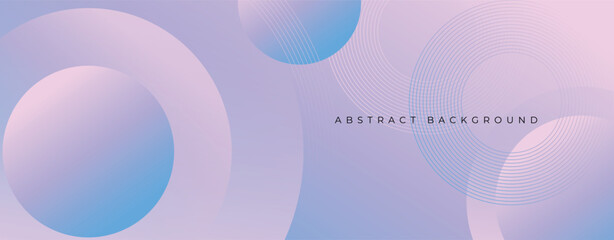 Abstract blue background with glowing curve geometric lines. Modern minimal shiny blue lines pattern.