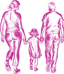 Vector illustration of a fashionable young couple showing human anatomy with a 3d muscular system and skeletal body structure on a medical mannequin silhouette