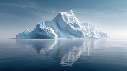 Iceberg reflection ocean