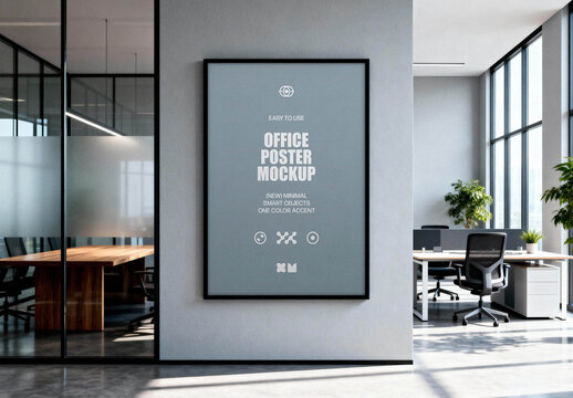Office Poster Mockup