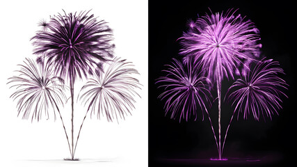 fireworks on the beach