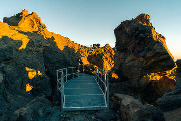Mount Teide cable car in Teide National Park, Tenerife, Canary Islands, Spain - 2 dec 2025