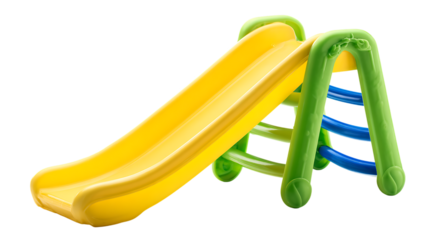 Fun and safe playground slide for toddlers and young children.