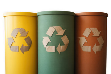 Eco Friendly Sorting Bins for Recycling PNG 