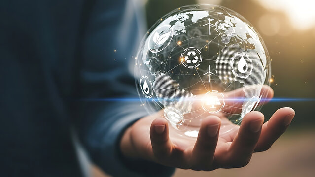 Holding the world in hands - Powered by Adobe