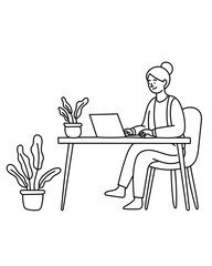 man sitting on a chair