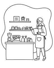 woman in the kitchen