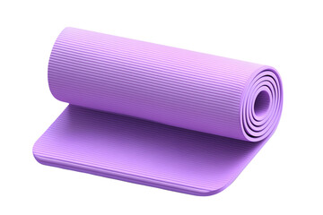 Modern yoga mat concept in 3D style for sport and mindfulness visuals.