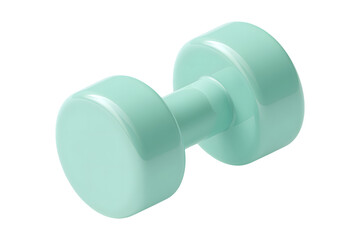 Clean 3D gym weight symbol for wellness, sport and healthy lifestyle visuals.