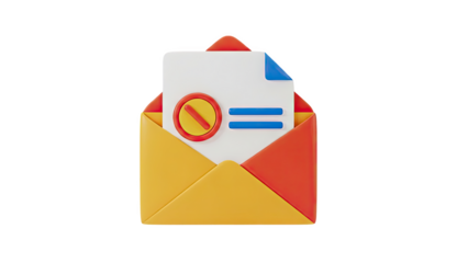Email with Warning Icon