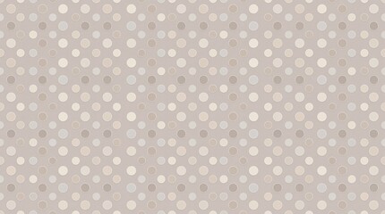 white polka dots on brown background