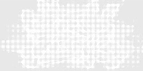 Obraz premium Dot white gray wave light technology texture background. Abstract big data digital concept.
